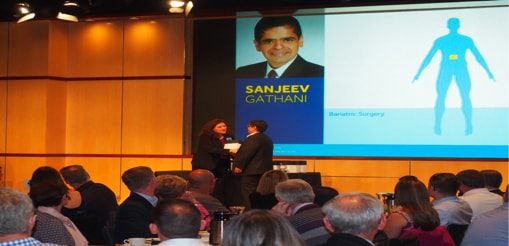 Sanjeev at Award Reception